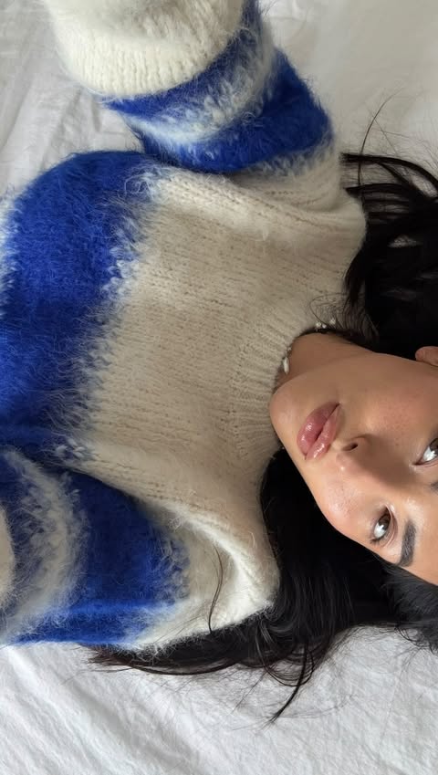 Instagram post by @_yumi_nu for Mother Denim. Caption reads: postcard 📮 from @mother mountain #motherpartner.