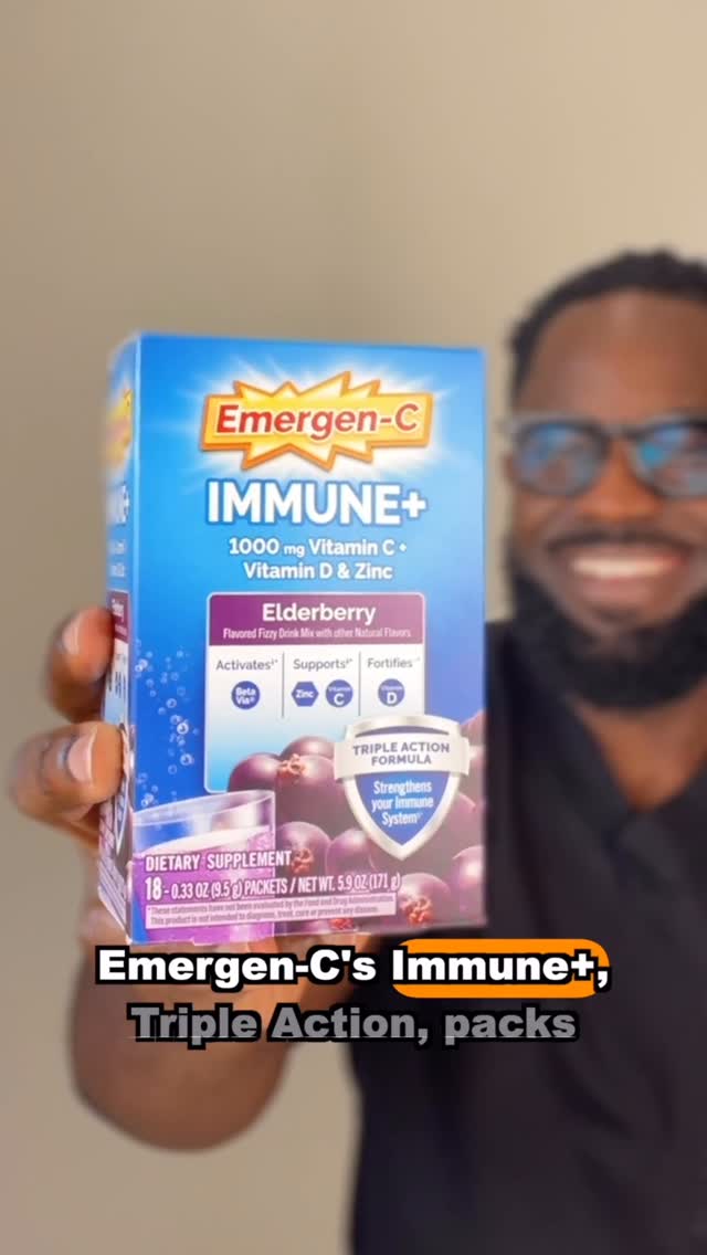 Instagram post by @myphitpharmacist for Emergen-C. Caption reads: [...] wait. Boost your immune routine with....