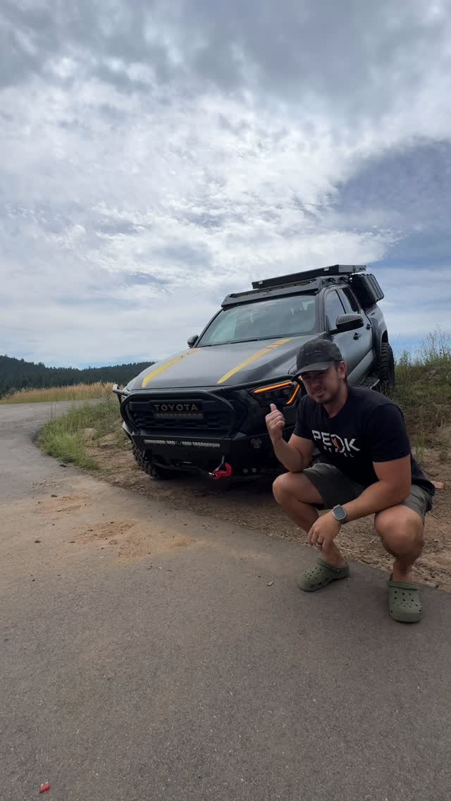 Instagram post by @lastlineofdefense for C4 Fabrication. Caption reads: How have I owned this truck for a year....