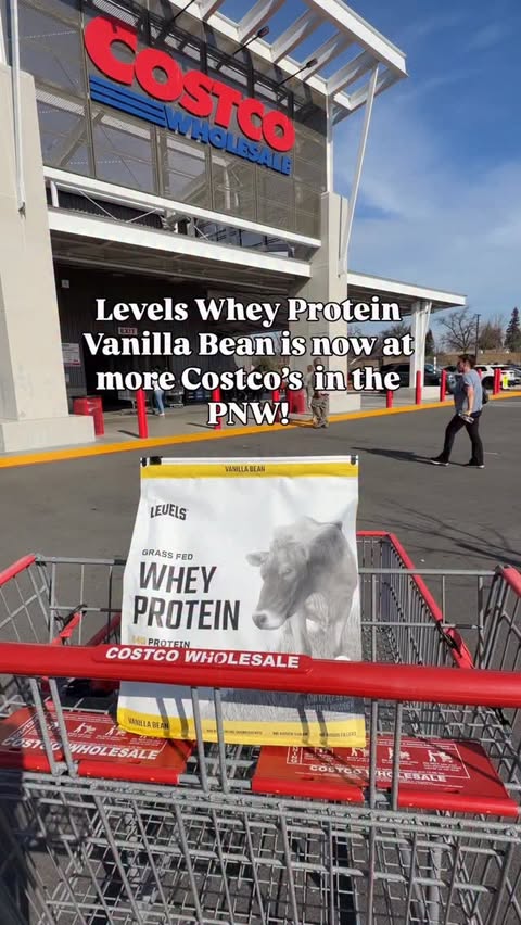Instagram post by @costconewdeals for Levels Protein. Caption reads: [...] Idaho, Montana, Utah & Alaska @levelsprotein....