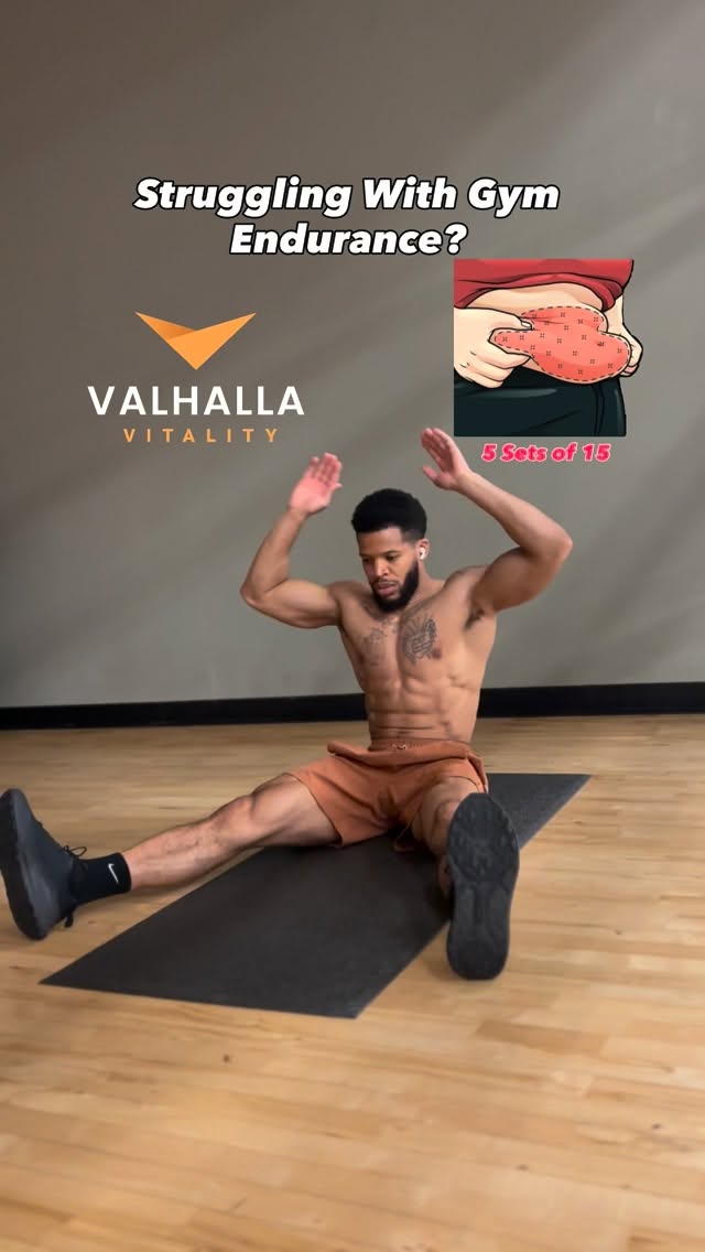 Instagram post by @worthyfitq for Valhalla Vitality. Caption reads: @valhalla.vitality They help you push past your....