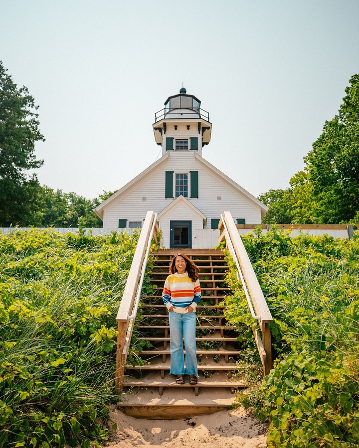 Instagram post by an influencer for L.L.Bean. Caption reads: [...] I love exploring in my @llbean and bringing....
