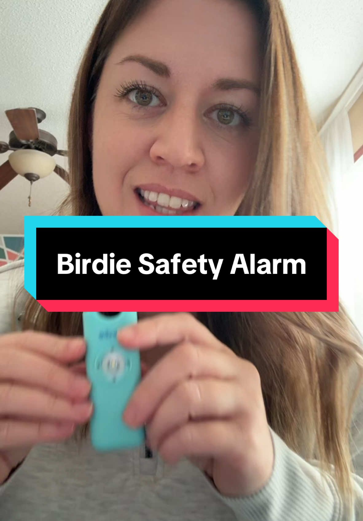 TikTok post by @emmalinechilds for She's Birdie. Caption reads: An easy added layer of protection for anybody who....