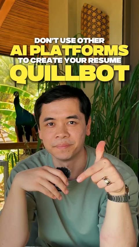 Instagram post by @jonathanwordsofwisdom for QuillBot. Caption reads: [...] want this prompt and access, comment....
