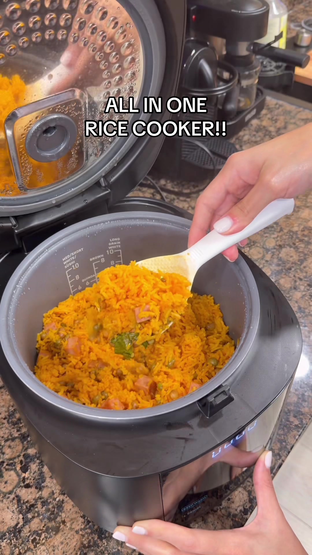 TikTok post by @taanyrodriguez for COSORI. Caption reads: THE perfect Christmas gift!! 🤩 #fyp #cosori....