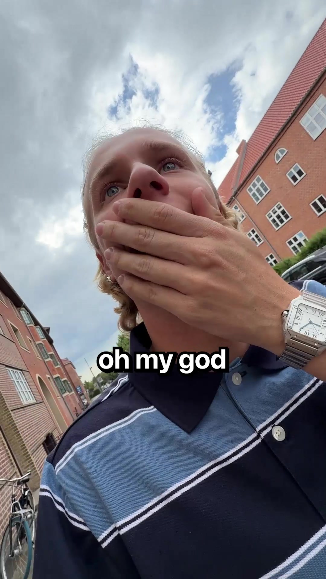 TikTok post by @lokelund for Zalando. Caption reads: Annonce @Zalando En lille hygge vlog hvor jeg....