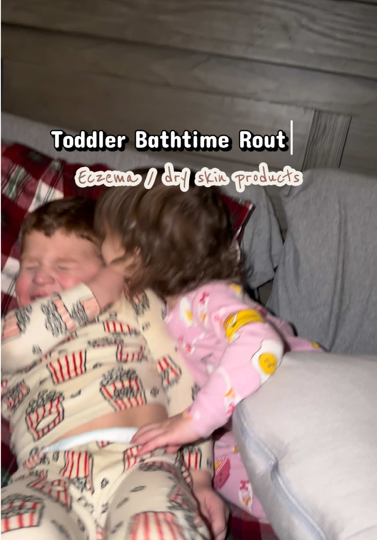 TikTok post by @camillegambella for Tubby Todd. Caption reads: [...] for dry skin and eczema @Tubby Todd....