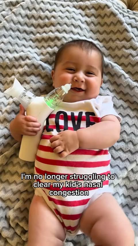 Instagram post by @tiffany.creates for Grownsy. Caption reads: [...] is this 3-in-1 nasal aspirator from Grownsy.....