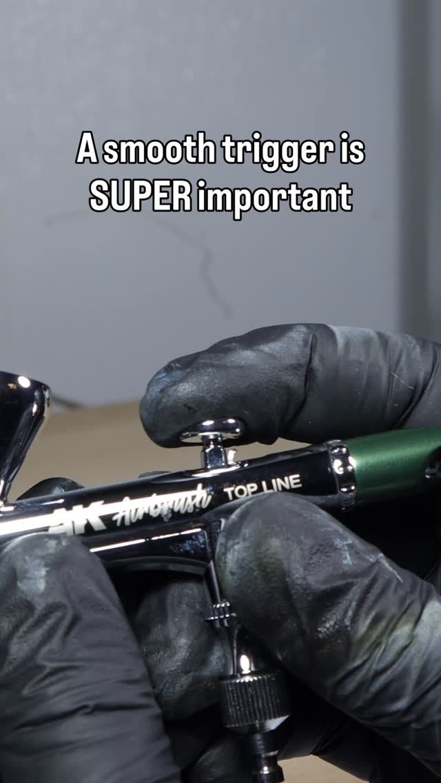 Instagram post by @spenspainting for AK-Interactive. Caption reads: Want to airbrush but don’t really know what to....