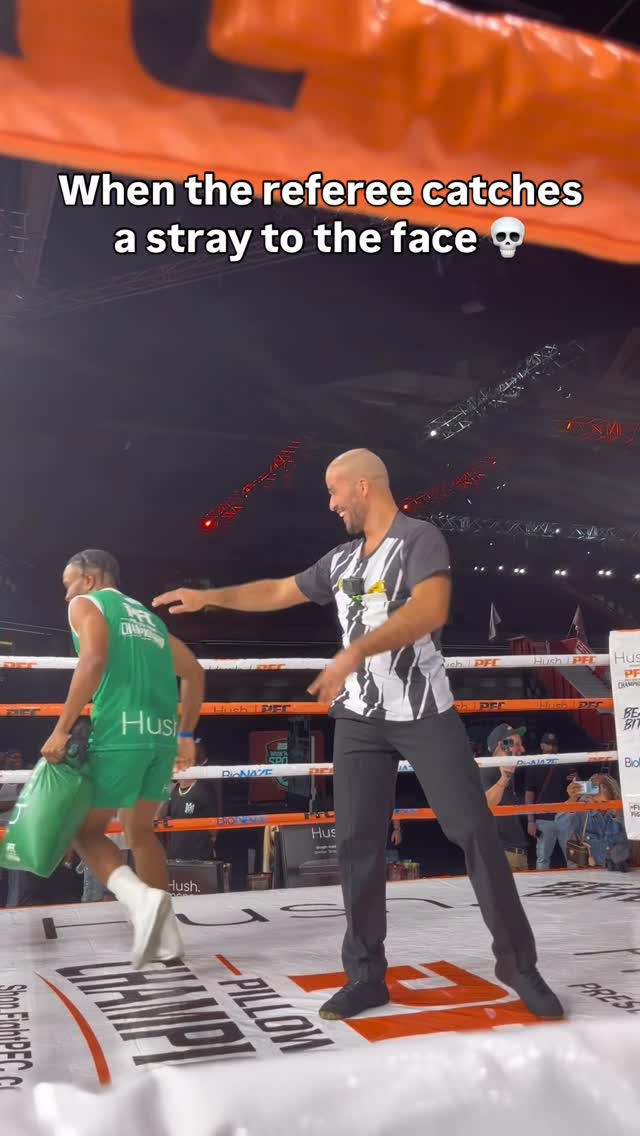 Instagram post by @fightpfc for Hush. Caption reads: [...] the hit like a champ @ojrose_ 
👉 From....