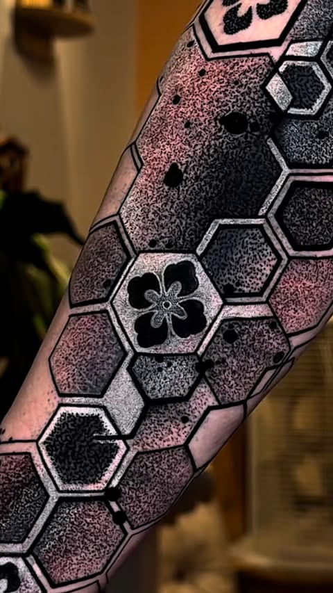 Instagram post by @mericduskuntattoo for PEPAX. Caption reads: [...] - in progress. Sponsored by @pepax.official....