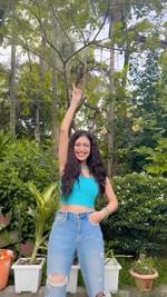 Instagram post by @ritrisha.official for ICC T20 World Cup. Caption reads: Whatever It Takes !! So excited to be part of the....