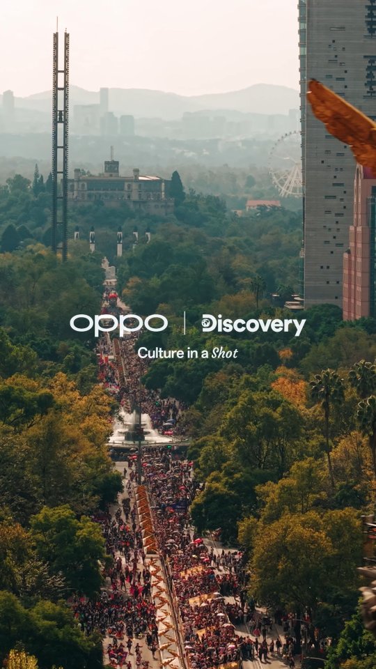 Instagram post by @shotonoppo for Discovery. Caption reads: [...] and Thailand, as OPPO partners with....