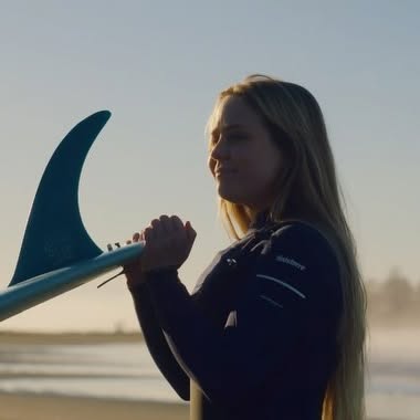 Instagram post by @bennnnnnnngie for Finisterre. Caption reads: [...] introducing her new partnership with....