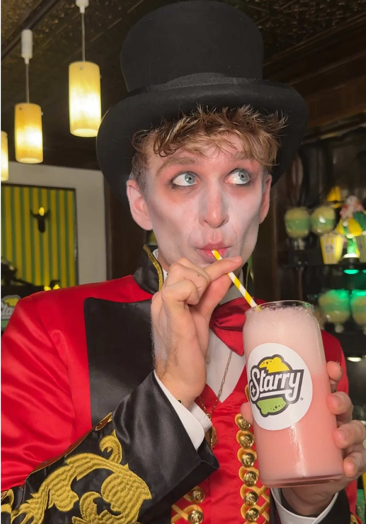 TikTok post by @cringecarter for Starry. Caption reads: #STARRYpartner genuinely the best drink😭 @Starry .