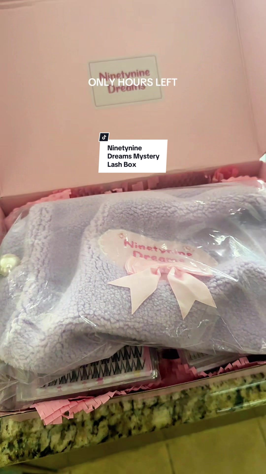 TikTok post by @roenrue for Ninetynine Dreams. Caption reads: [...] to stock up on my falsies with the....