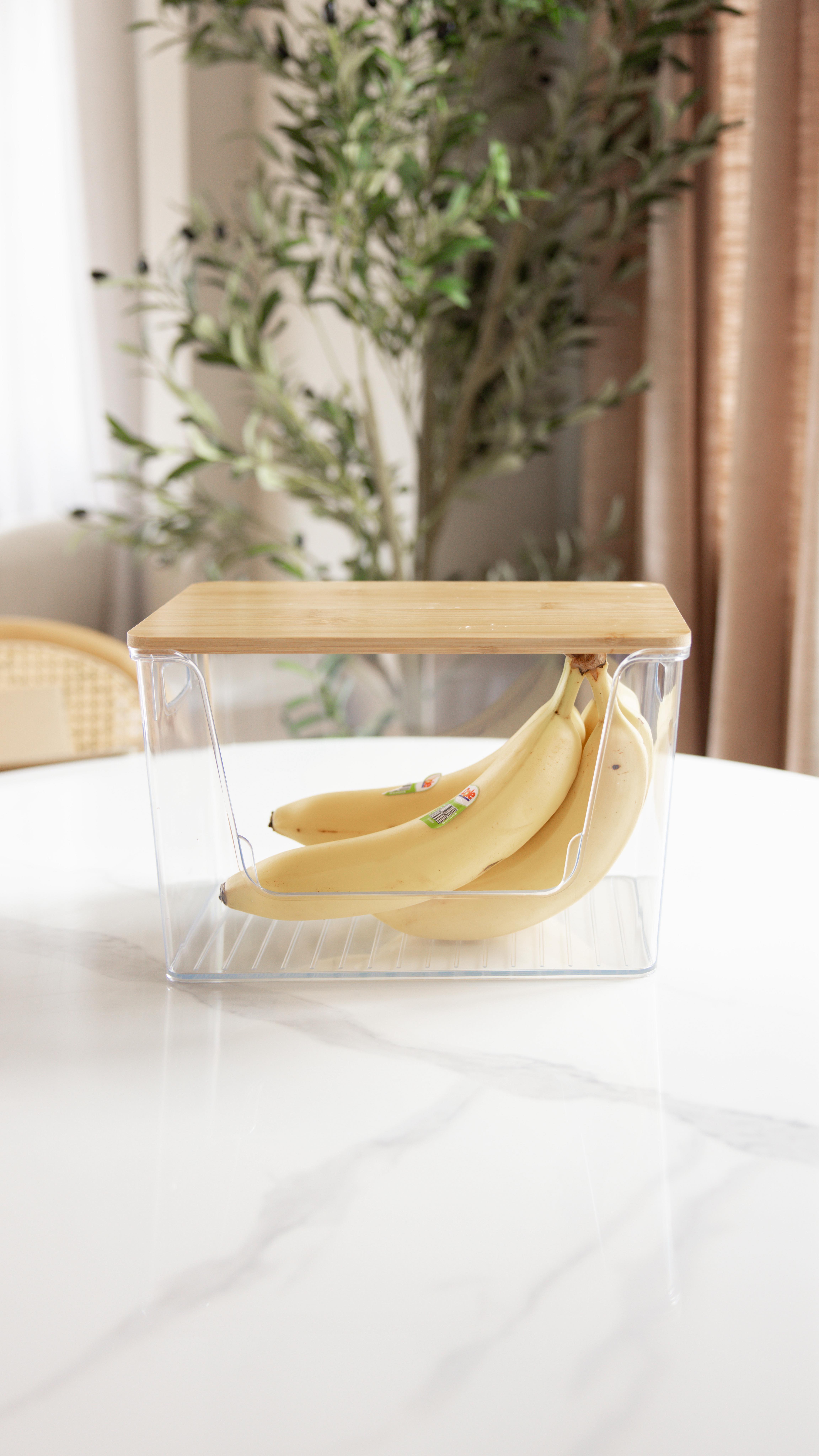 Instagram post by @simplyesrag for DELAMU. Caption reads: Honestly, these pantry bins might be one of my....