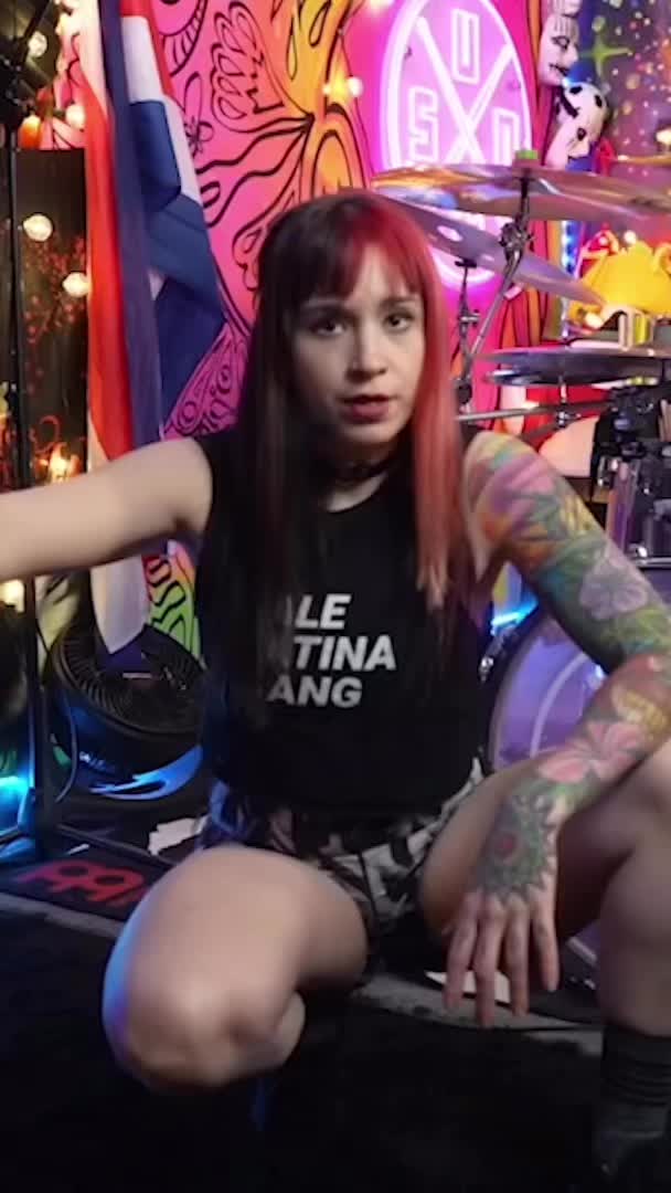 TikTok post by @sunfyretv for Elgato. Caption reads: This chair is 11/10 @Elgato #ad #partner #chair....