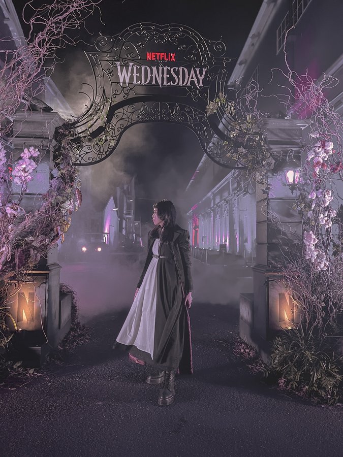 Instagram post by @draculelle for Blackmilk Clothing. Caption reads: 𝚆𝚎𝚍𝚗𝚎𝚜𝚍𝚊𝚢 𝙸𝚜𝚕𝚊𝚗𝚍 🕸️🎻

Thank you....