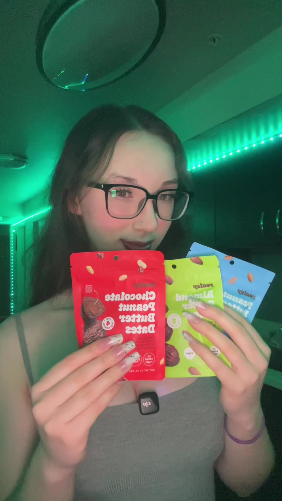 TikTok post by @bela.sky for Realsy. Caption reads: @realsy foods.