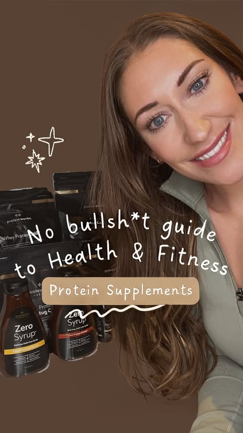 Instagram post by @hannahkate_norburn for Protein Works. Caption reads: [...] & fitness goals. — cue the @proteinworks....