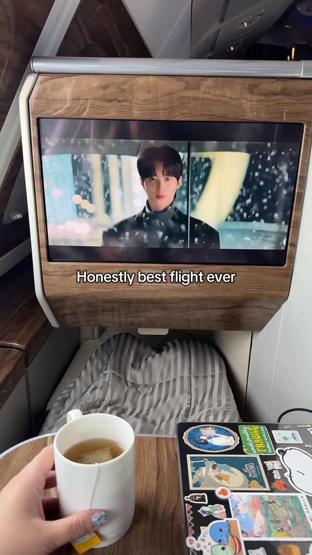 Instagram post by @deemalovesdrama for Emirates. Caption reads: Never leaving my Lovely Runner era 😭 

What....