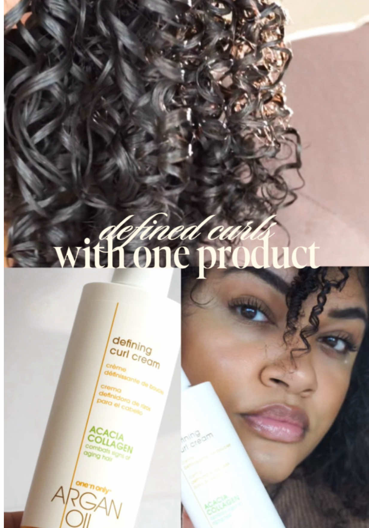 TikTok post by @lishaeubanks for Beautytap. Caption reads: 💯 Sick of shapeless, undefined curls? I wanted to....