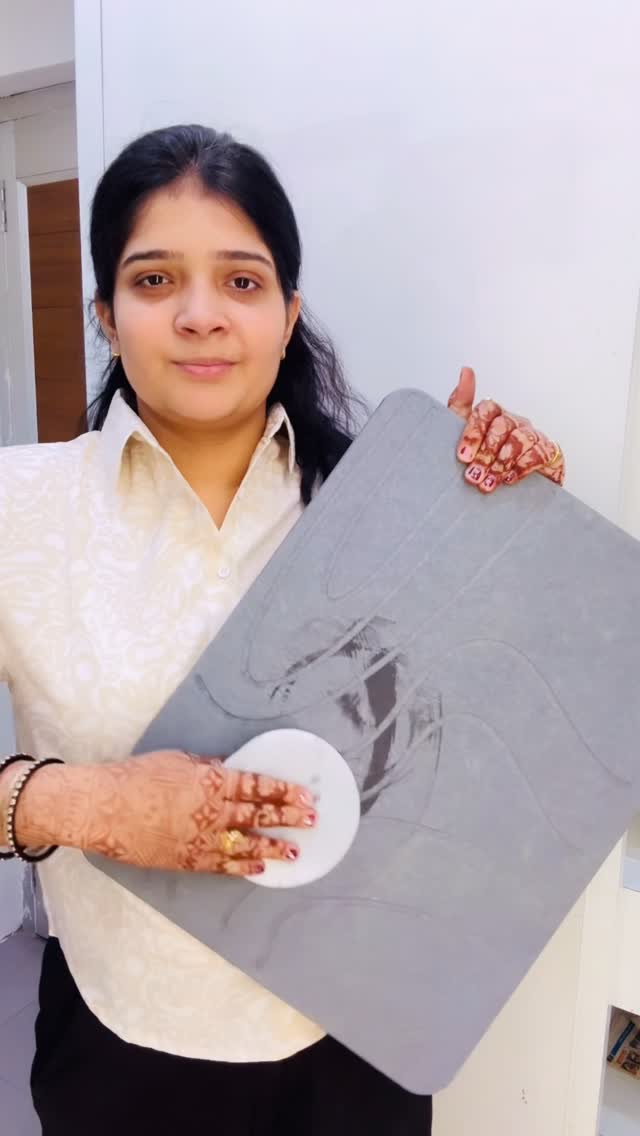 Instagram post by @collab_review for The Artment. Caption reads: “Artments Terra Dry Stone mat - your solution for....