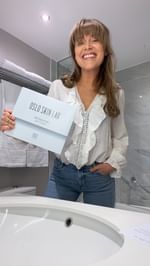 Instagram post by @jessicafrej for Oslo Skin Lab. Caption reads: I betalt samarbete med @osloskinlab 
Jag får så....