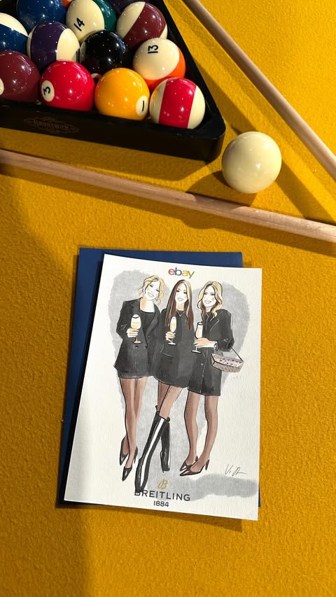 Instagram post by @victoriaandsun for BREITLING. Caption reads: 🔥When eBay and Breitling come together, it’s more....