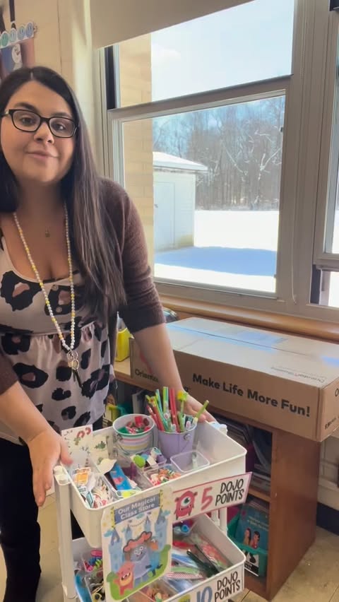 Instagram post by @teachinglittlewonderz for Oriental Trading. Caption reads: [...] always love the goodies from....