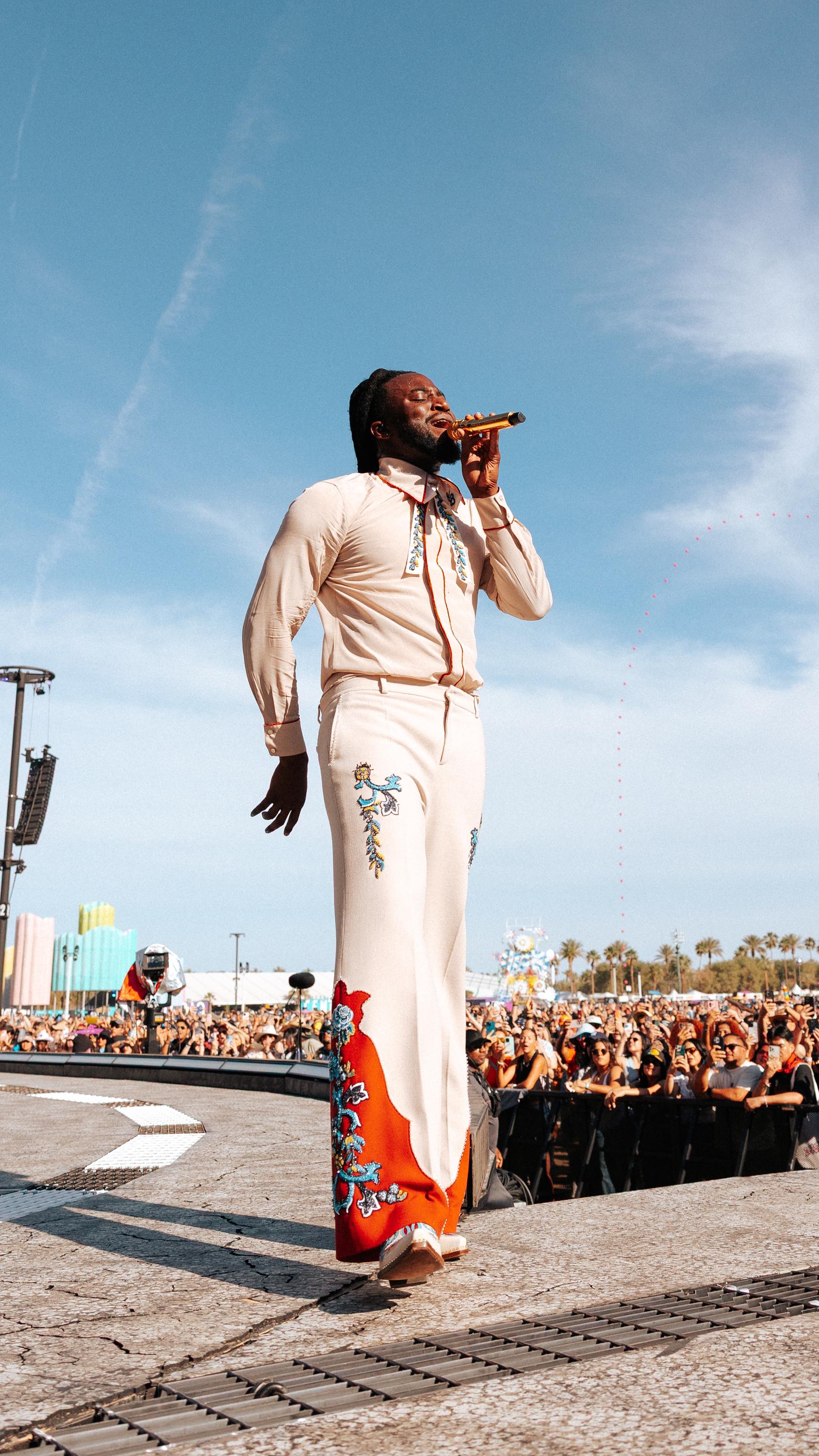 Instagram post by @shaboozey for Coachella. Caption reads: Saddle up. @shaboozey 

Watch more from Coachella....