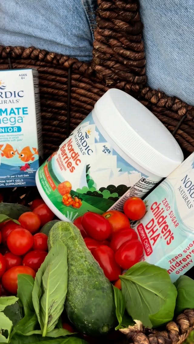 Instagram post by @ella.ignatov for Nordic Naturals. Caption reads: Back-to-school season means new routines… 
As a....