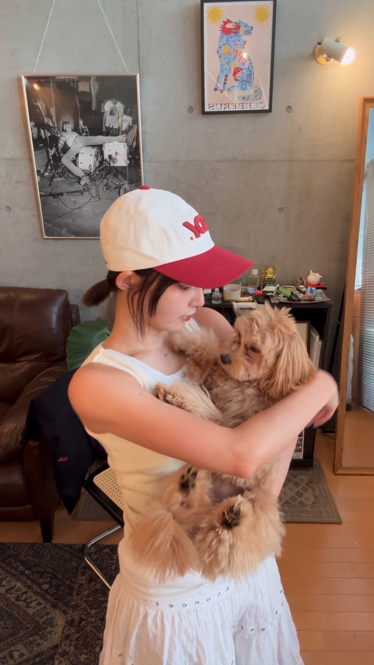 Instagram post by @o10913 for Anteprima. Caption reads: Today's outfit🧍🤝🏻....