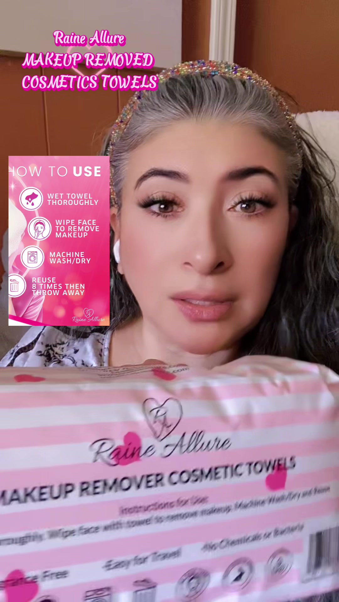 TikTok post by @cooking_with_patty for Allure. Caption reads: @Raine Allure #allure @Allure ULTRA SOFT#fyp....