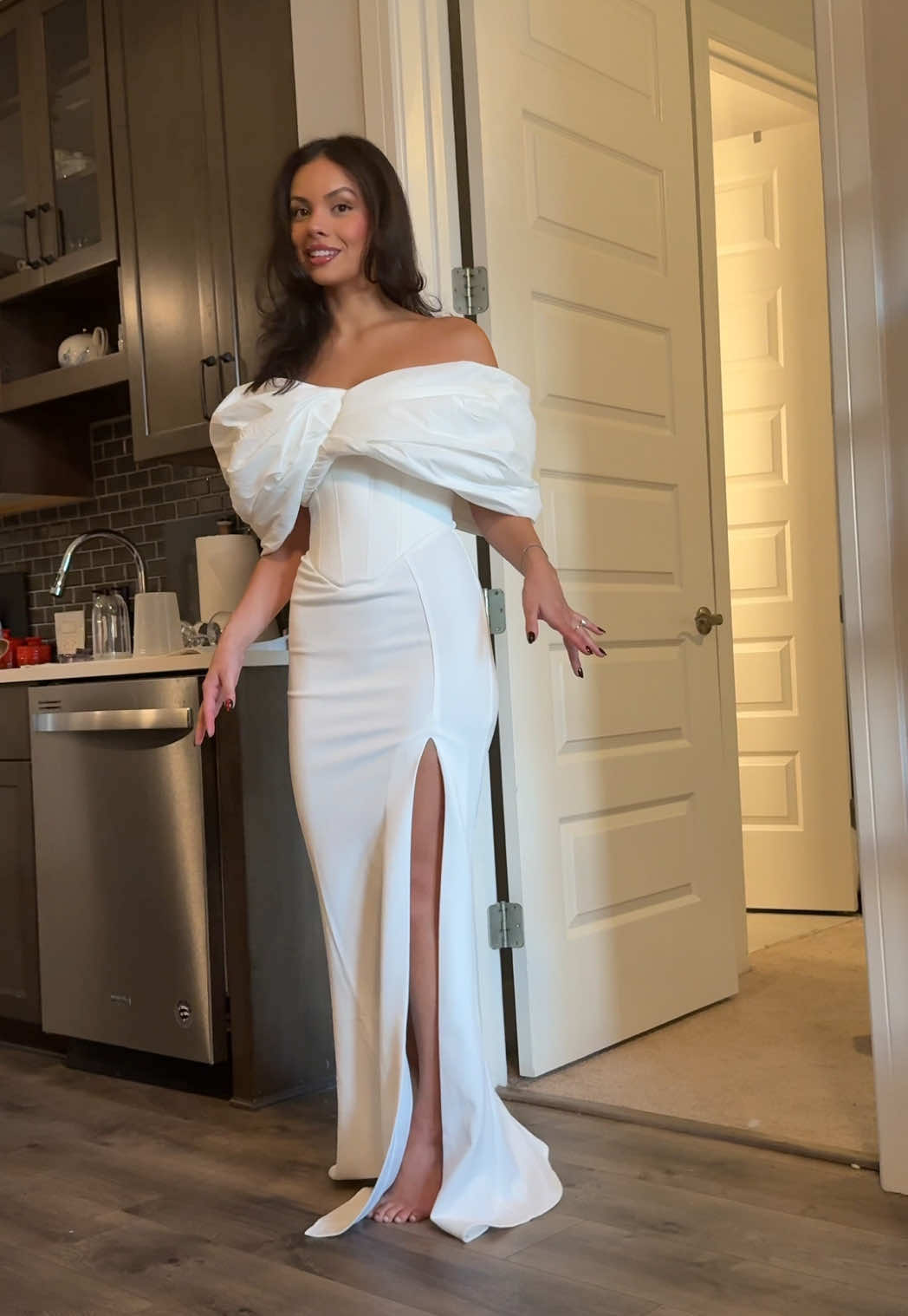 TikTok post by @nickhani for Meshki. Caption reads: What do the girlies think? @Meshki.