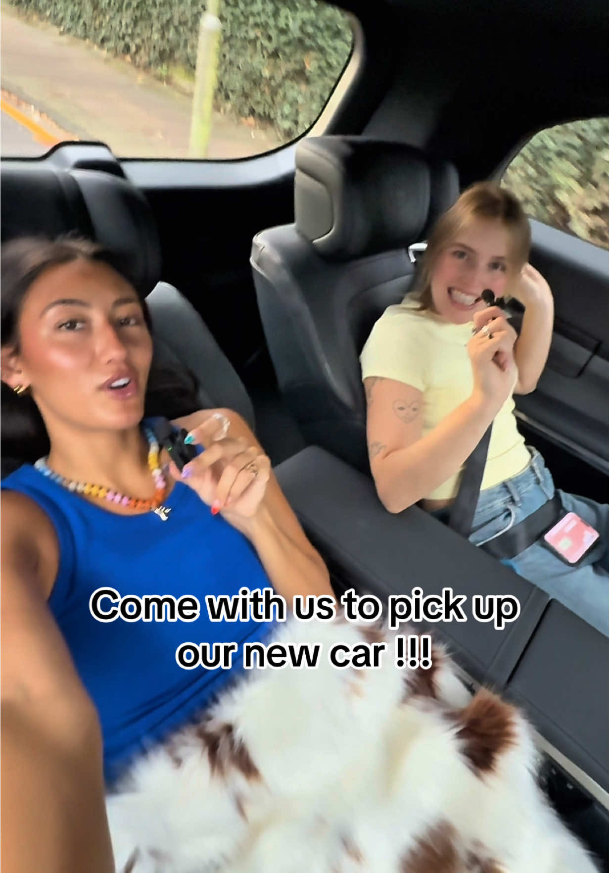 TikTok post by @allyandg for Lexus. Caption reads: @Lexus making our dreams come true [...].