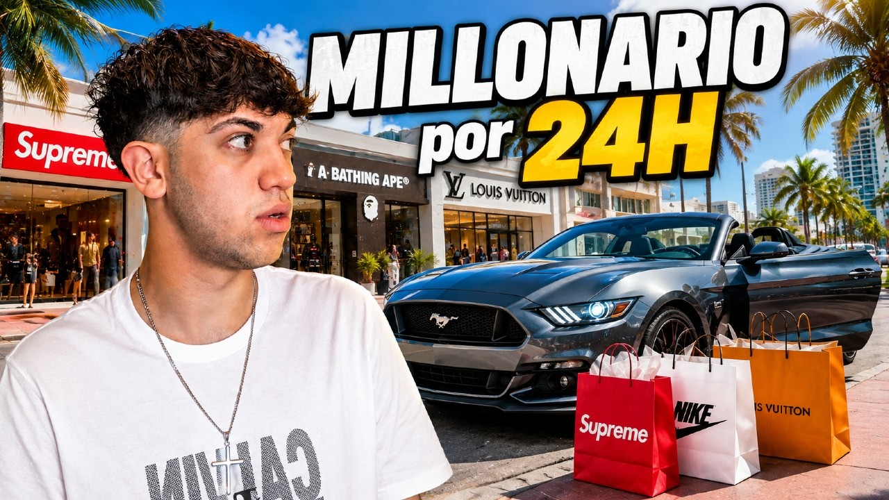 YouTube post by @AsylumCSGO for Skin.Club. Caption reads: Living Like a Millionaire for 24 Hours in Miami.