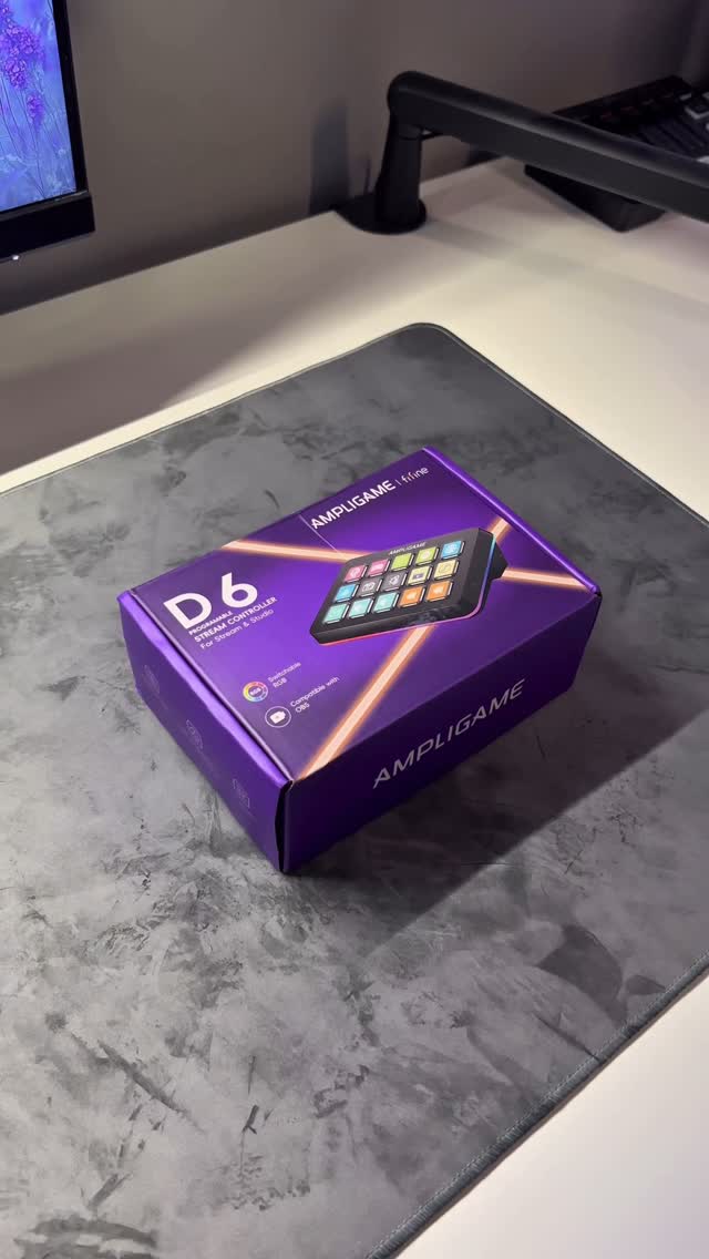 Instagram post by @ifhedd for FIFINEMICROPHONE. Caption reads: FIFINE AMPLIGAME D6 💯

STREAM CONTROLLER WITH 15....