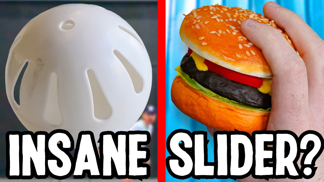 YouTube post by @wegotice for Mountain Dew. Caption reads: Which Ball Can I Throw the Nastiest Pitch With?....