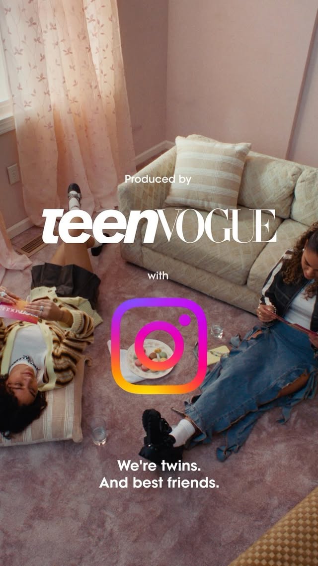 Instagram post by @allexamontes for Teen Vogue. Caption reads: [...] to be a part of this project with @teenvogue....