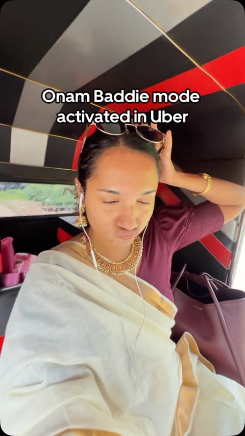 Instagram post by @vedangi.x for Uber. Caption reads: [...] Already late but already lit. First....
