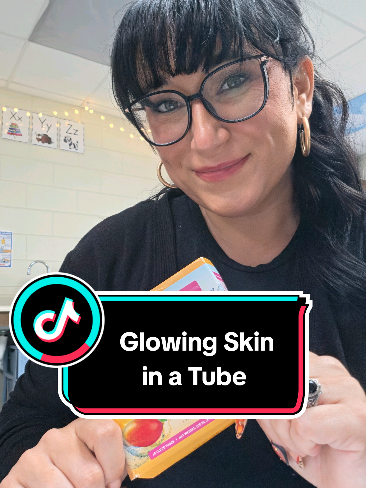 TikTok post by @kelsiecastanon for NatureWise. Caption reads: [...] your go-to daily supplement routine?....
