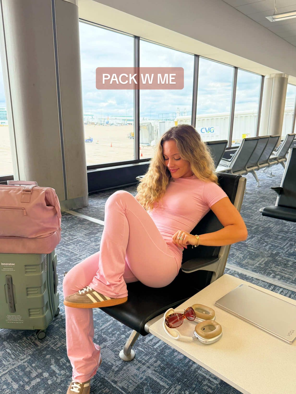 TikTok post by @annadawnphillips for Triangl. Caption reads: [...] @Aritzia @pacsun @Princess Polly @Lulus....