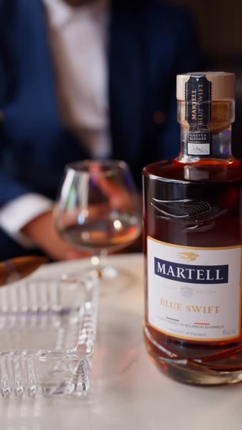 Instagram post by @snowdeep_sa for Martell. Caption reads: [...] Keep it smooth. Enjoy the weekend.....
