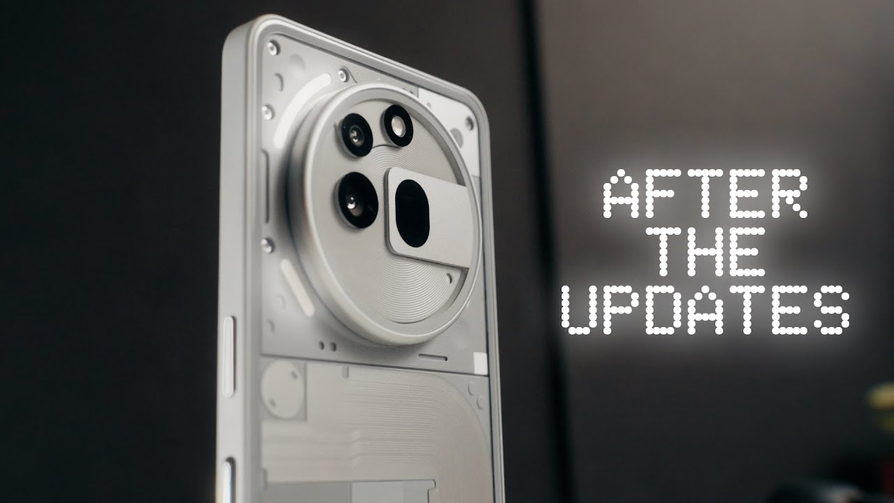 YouTube post by @HeyMarkL for Audiio. Caption reads: Why the Nothing Phone (3a) Pro is FINALLY PERFECT....