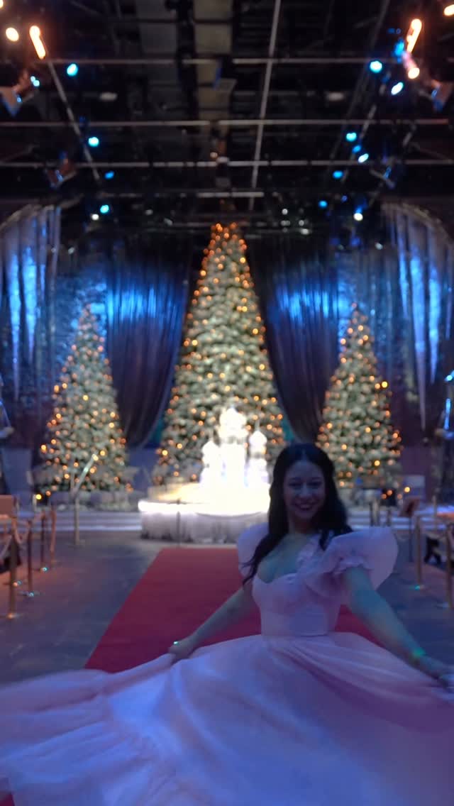 Instagram post by @louisaalbanese for Harry Potter. Caption reads: [...] covered in created snow ✨ #WBInvited....