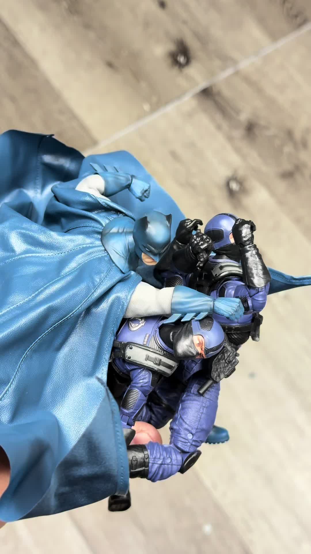 TikTok post by @infamousnerd for POP MART US SHOP. Caption reads: Batman hush figure from @POP MART US SHOP This....