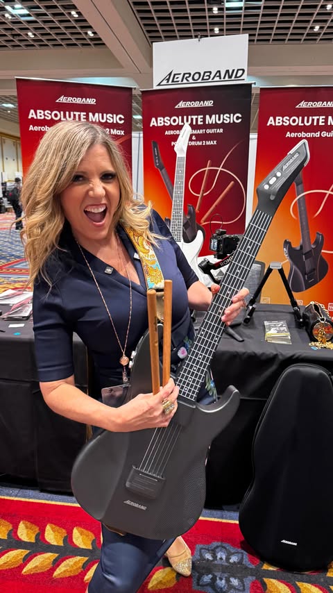 Instagram post by @kathrynemerytv for Aeroband. Caption reads: [...] you want to rock the easy way! Aeroband air....