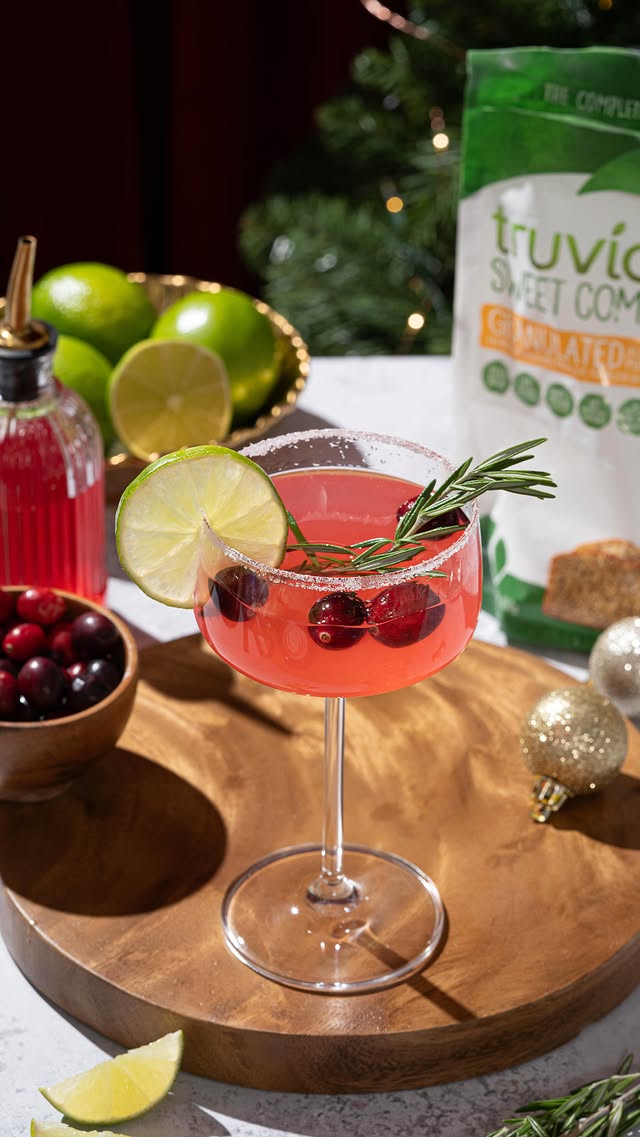 Instagram post by @the.boozy.ginger for Truvia. Caption reads: I’m continuing my low sugar series with @truvia....